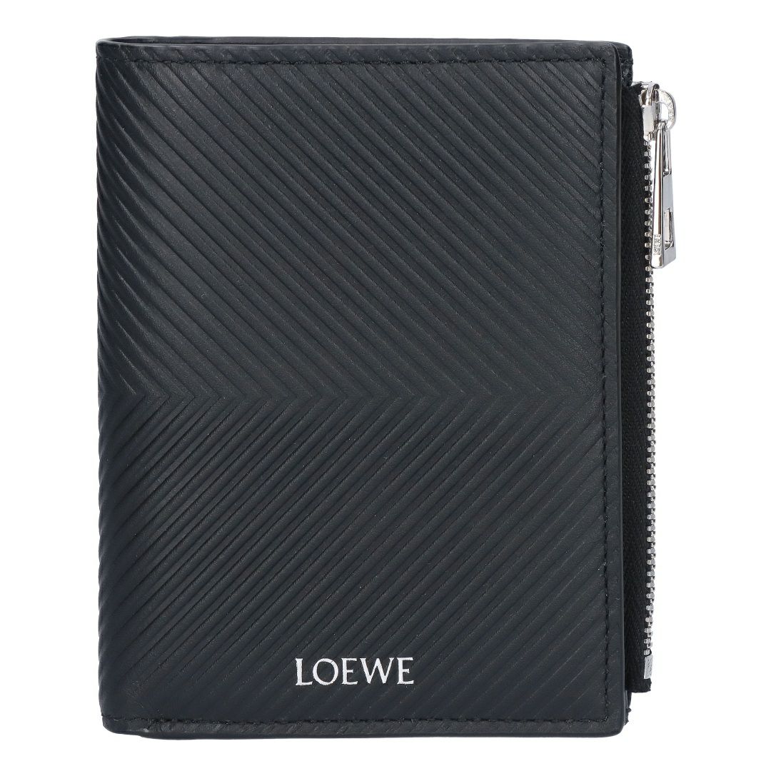 ロエベ LOEWE 折財布 二つ折り財布 スリムコンパクト ウォレット C779W73X01 1100 BLACK
