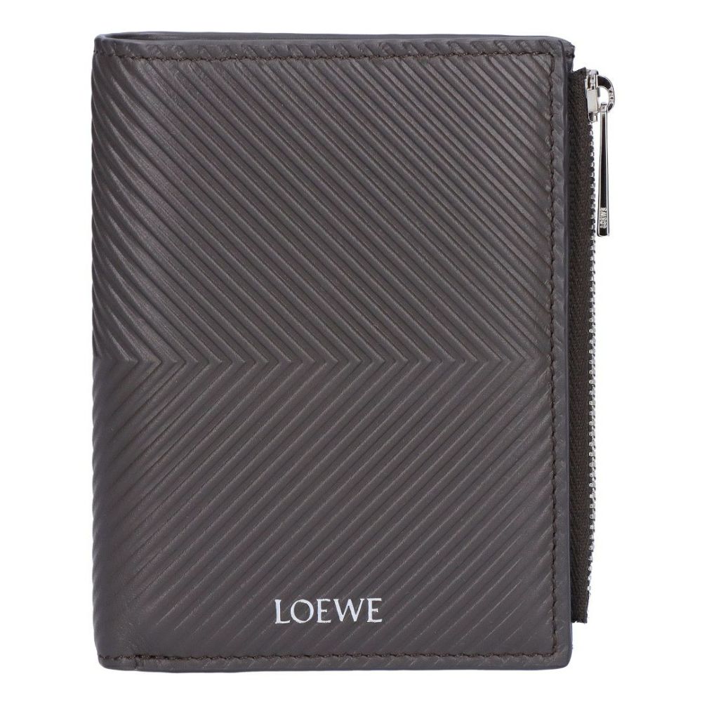 ロエベ LOEWE 折財布 二つ折り財布 スリムコンパクト ウォレット C779W73X01 1220 DARK GREY