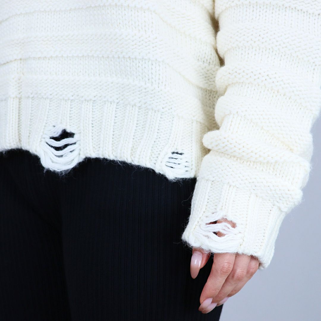 エムエムシックス メゾンマルジェラ MM6 MAISON MARGIELA キッズ レディース ニット セーター プルオーバー M60880