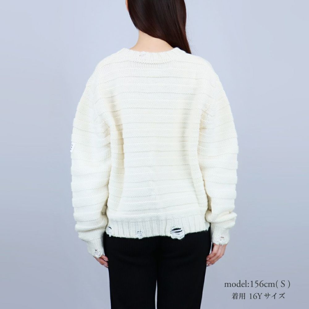 エムエムシックス メゾンマルジェラ MM6 MAISON MARGIELA キッズ レディース ニット セーター プルオーバー M60880