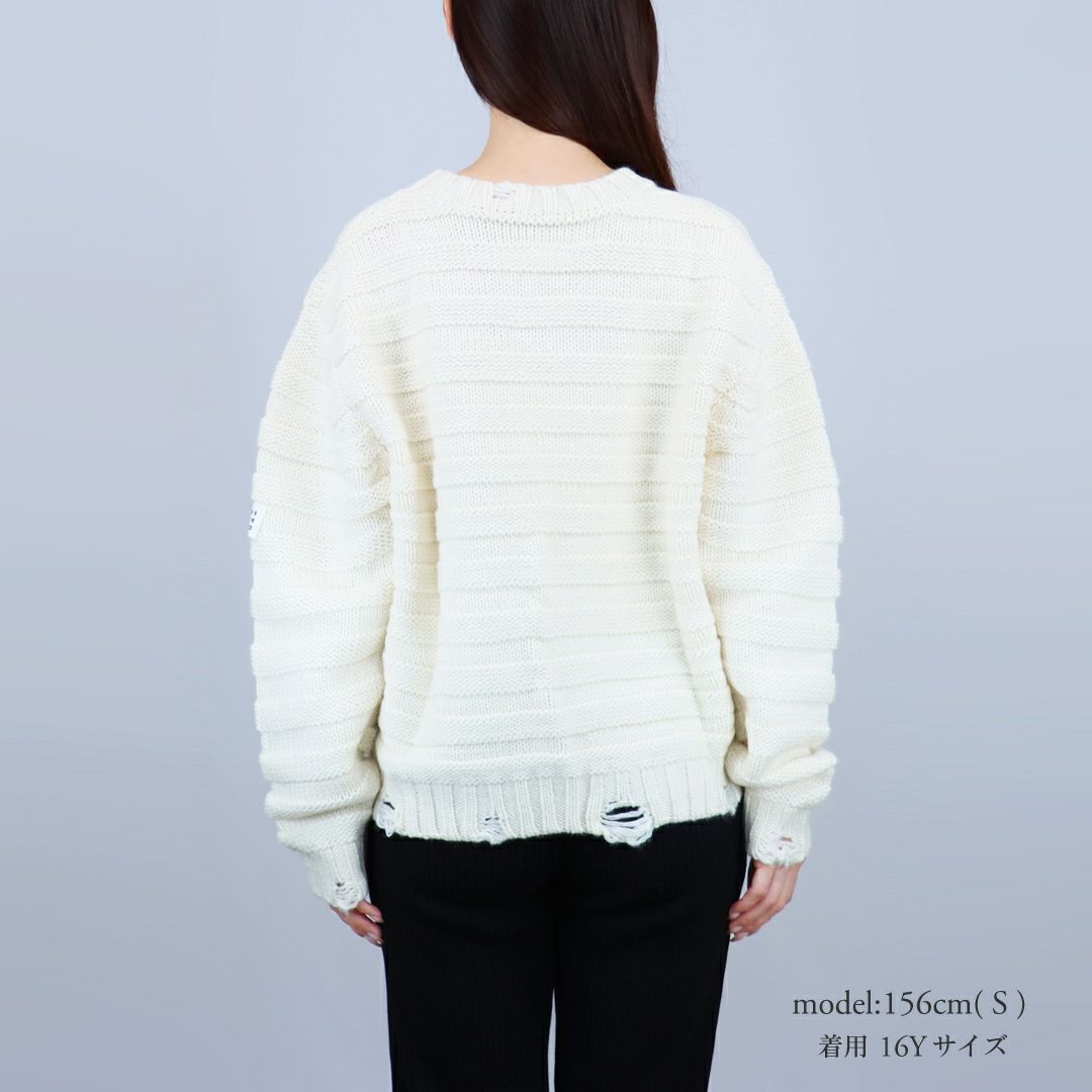 エムエムシックス メゾンマルジェラ MM6 MAISON MARGIELA キッズ レディース ニット セーター プルオーバー M60880