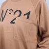 ヌメロヴェントゥーノ N°21 キッズ ボーイズ レディース長袖 Tシャツ ポケット付き カットソー N2107