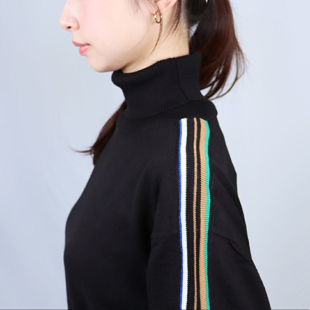 ヌメロヴェントゥーノ N°21 キッズ レディース ニット セーター プルオーバー N2108 0N900 ブラック