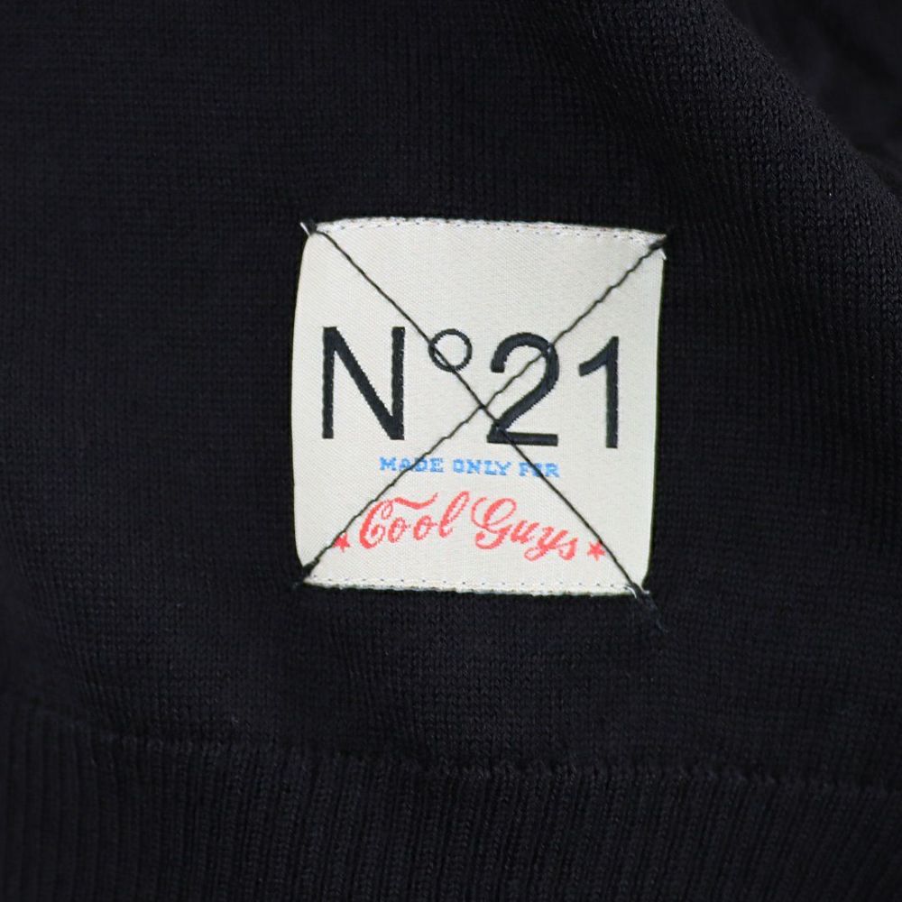 ヌメロヴェントゥーノ N°21 キッズ レディース ニット セーター プルオーバー N2108 0N900 ブラック