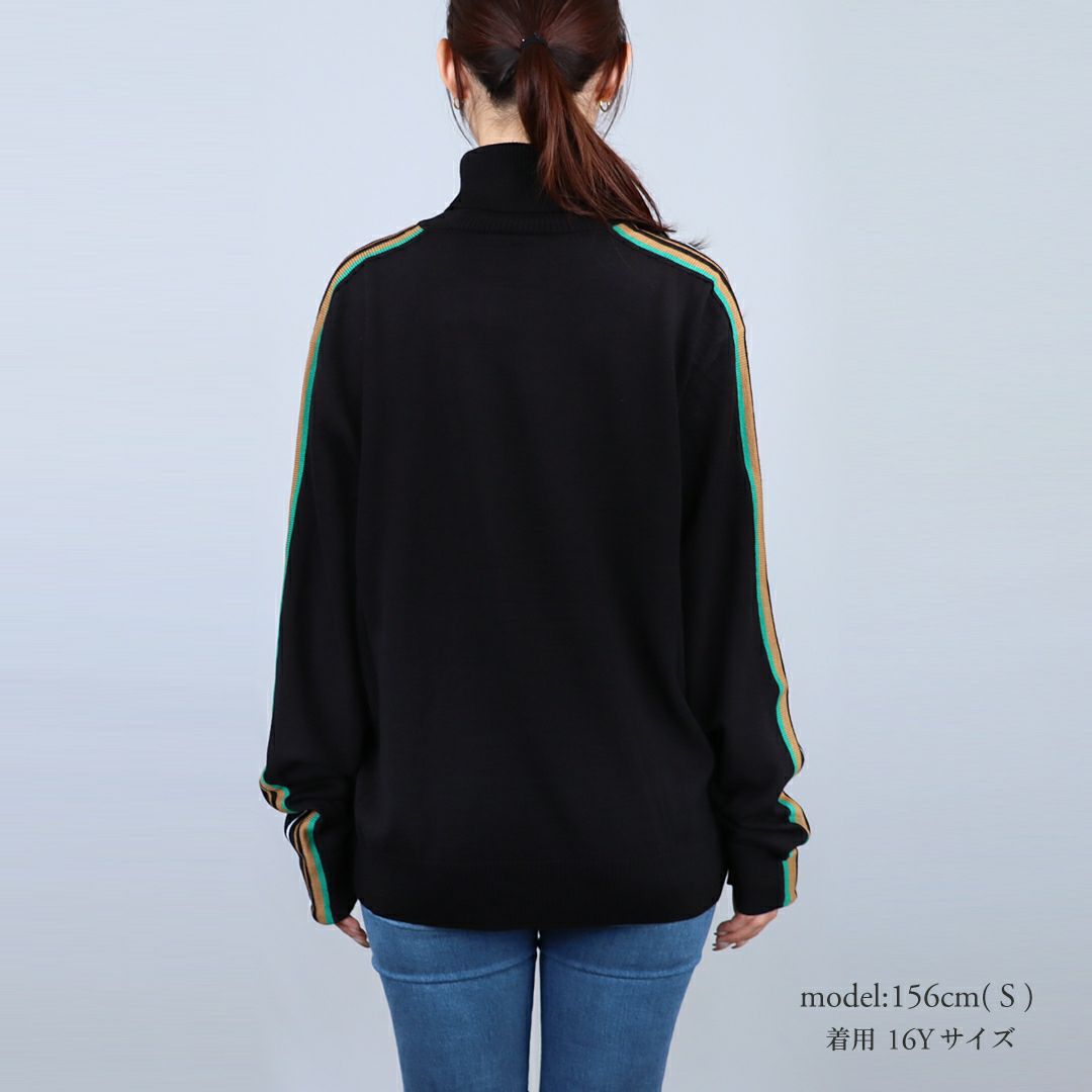 ヌメロヴェントゥーノ N°21 キッズ レディース ニット セーター プルオーバー N2108 0N900 ブラック