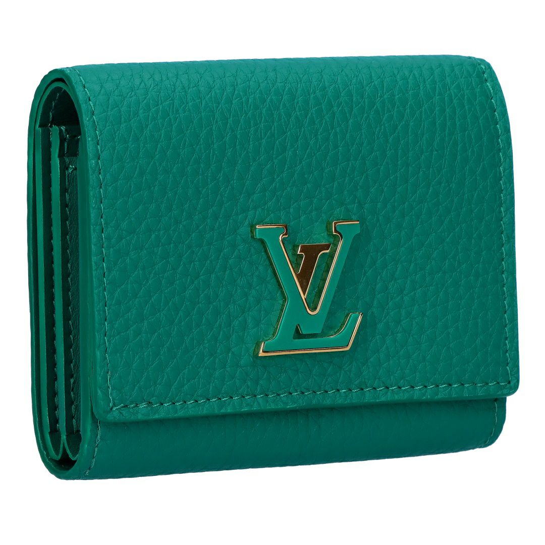 ルイヴィトン LOUIS VUITTON 折財布 三つ折り財布 ポルトフョイユ・カプシーヌ タイニー エムロード M12407