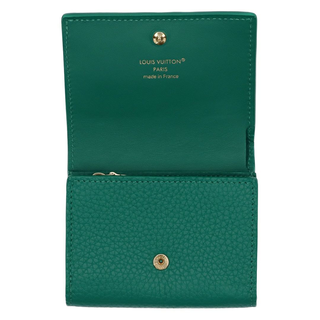 ルイヴィトン LOUIS VUITTON 折財布 三つ折り財布 ポルトフョイユ・カプシーヌ タイニー エムロード M12407