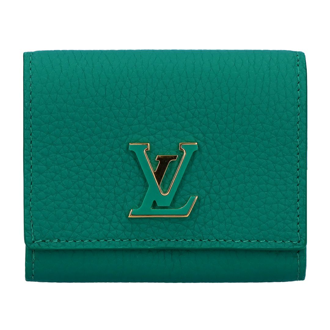 ルイヴィトン LOUIS VUITTON 折財布 三つ折り財布 ポルトフョイユ・カプシーヌ タイニー エムロード M12407