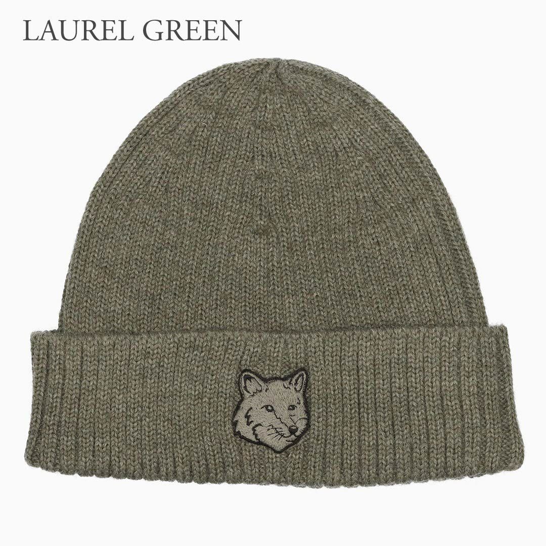 メゾンキツネ MAISON KITSUNE 帽子 ニット帽 PM06111KT1022 フォクスヘッドビーニー