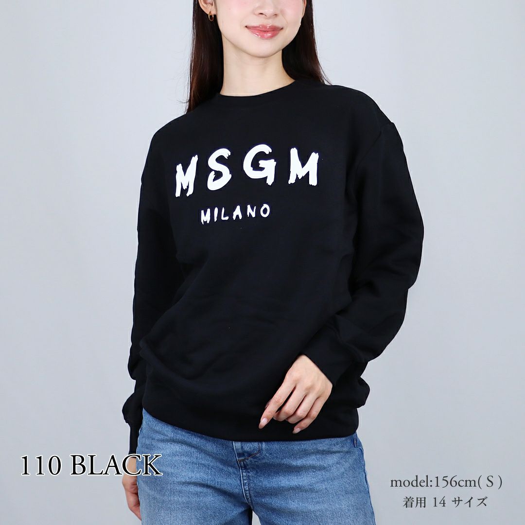 エムエスジーエム MSGM キッズ レディース ロゴ トレーナー スウェット JUSW018 UNI 裏起毛
