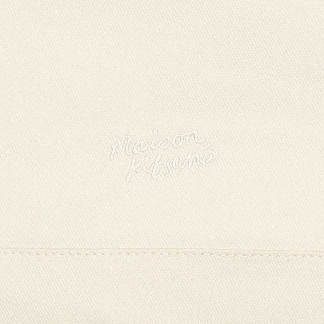 メゾンキツネ MAISON KITSUNE トート バッグ ダブル ボールド フォックスヘッドパッチ OW511CFWW0096 P700 ECRU