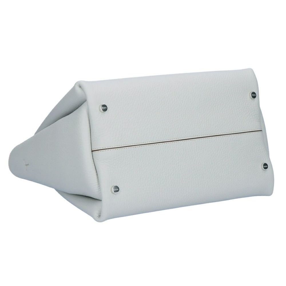 トッズ TODS 2WAYバッグ Tタイムレス XBWAPAFL100 QRI 4L15 GREY SKY BLUE レザー バッグ ミニ