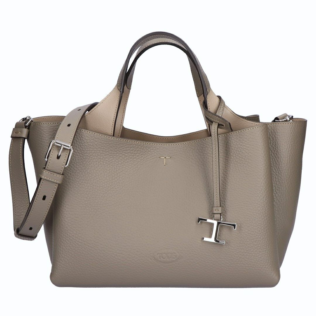 トッズ TODS 2WAYバッグ Tタイムレス XBWAPAFL100 QRI 9O15 D.GRAY レザー バッグ ミニ