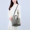 トッズ TODS 2WAYバッグ Tタイムレス XBWTSBA9100 XSO C404 GRAY レザーショッピングバッグ ミニ