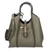 トッズ TODS 2WAYバッグ Tタイムレス XBWTSBA9100 XSO C404 GRAY レザーショッピングバッグ ミニ