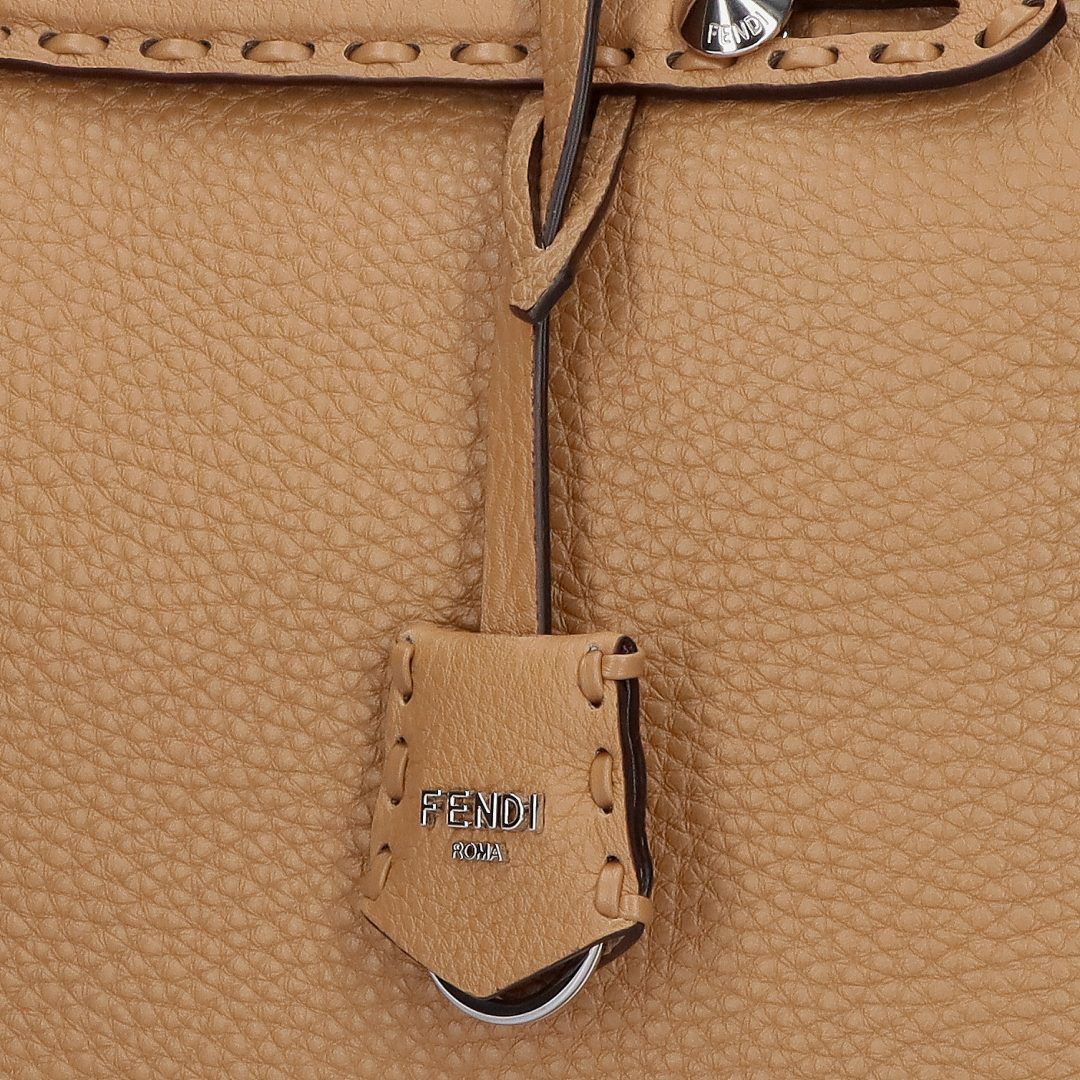 フェンディ FENDI 2WAYバッグ バイ ザ ウェイ セレリア ミディアム 8BL155 ASU2-F0EMR CAPPUCCINO+PALLADIO 192目の手縫いステッチ入り