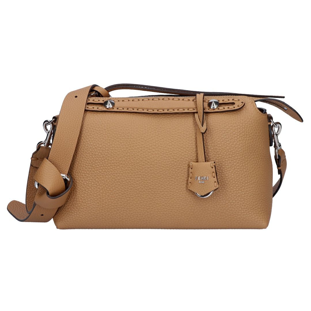 フェンディ FENDI 2WAYバッグ バイ ザ ウェイ セレリア ミディアム 8BL155 ASU2-F0EMR CAPPUCCINO+PALLADIO 192目の手縫いステッチ入り