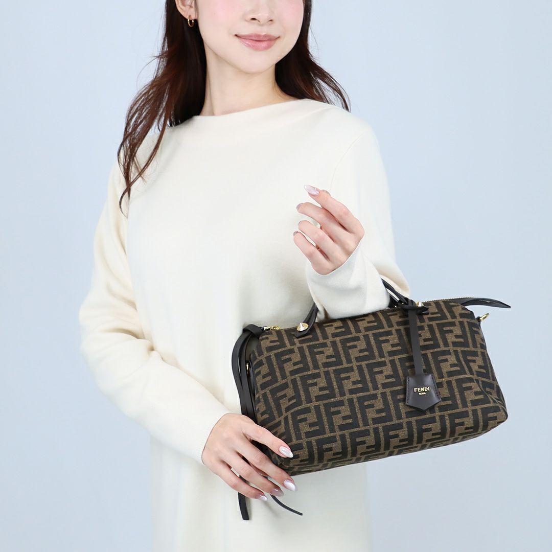 フェンディ FENDI 2WAYバッグ バイ ザ ウェイ ソフト ミディアム 8BL155 AFPM-F1GL7 BROWN＋REAL EBONY