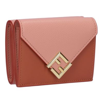 フェンディ FENDI 折財布 ニつ折り財布 ZUCCA EMBOSSED ズッカエンボス