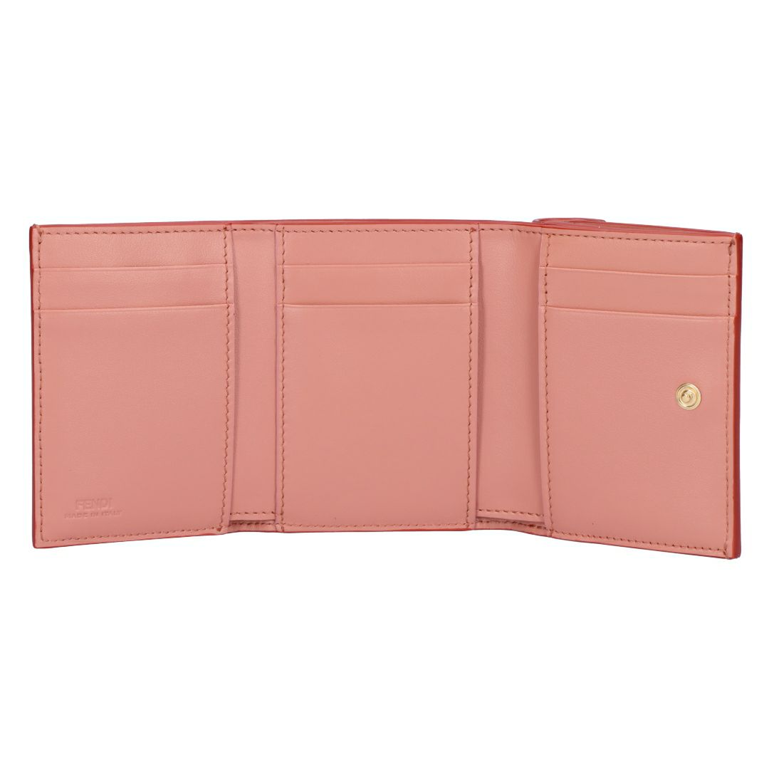 フェンディ FENDI 折財布 三つ折財布 FFダイヤモンド 8M0480 ALV4-F1TWI SIENNA+MACARON+OS