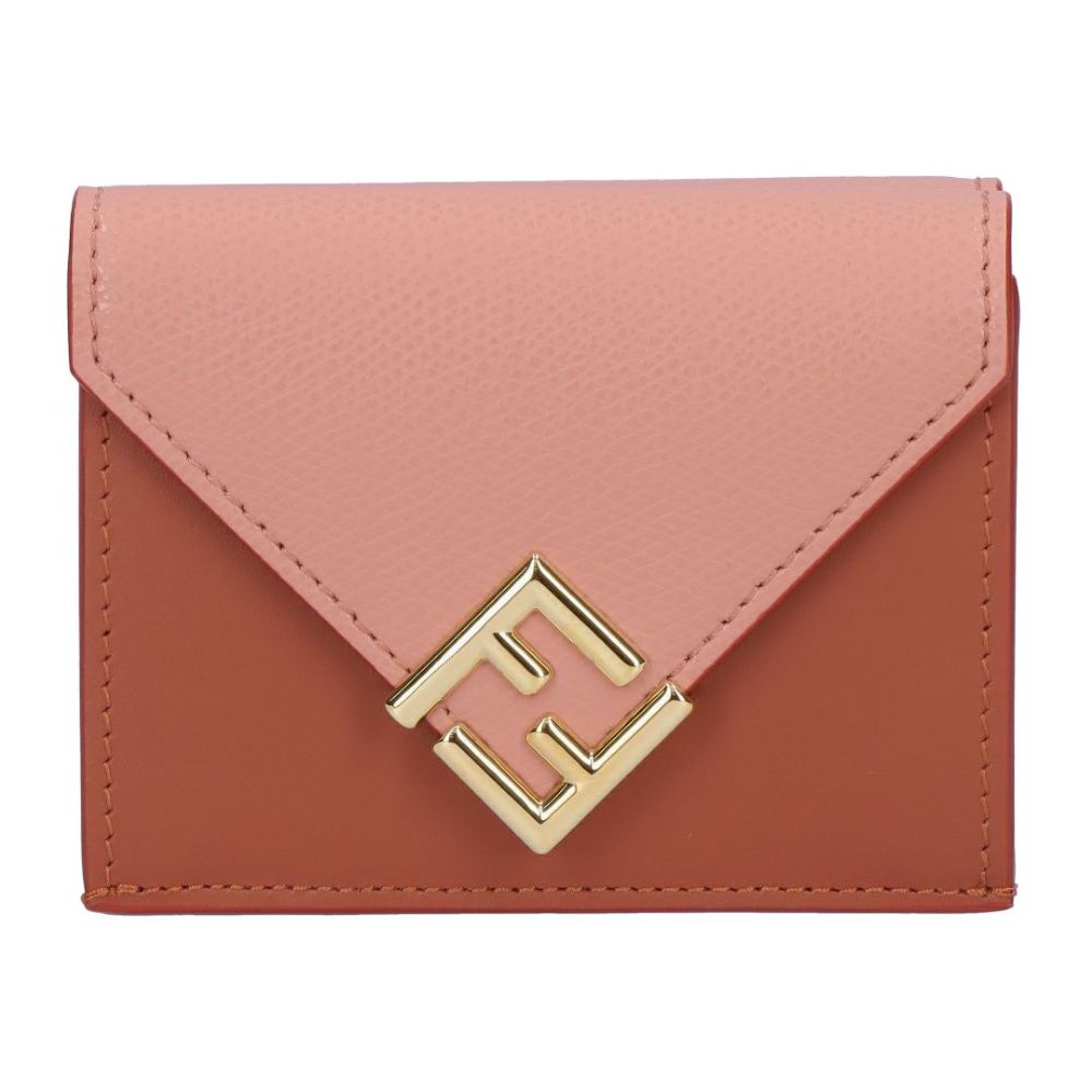 フェンディ FENDI 折財布 三つ折財布 FFダイヤモンド 8M0480 ALV4-F1TWI SIENNA+MACARON+OS