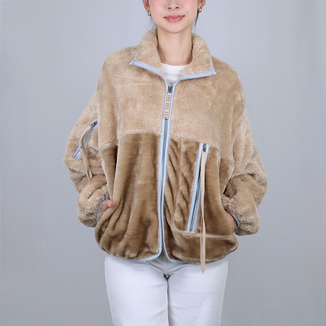 アグ UGG レディースジャケット ボアジャケット フルジップ ジップアップ スタンドカラー W MARLENE SHERPA JACKET II 1134993