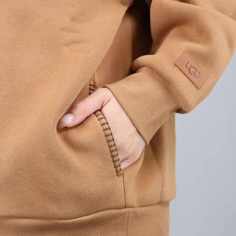 アグ UGG レディース パーカー プル―オーバー フリース 裏起毛パーカー レディースパーカー スウェットパーカー フーディ W CLASSIC HOODIE 1158751