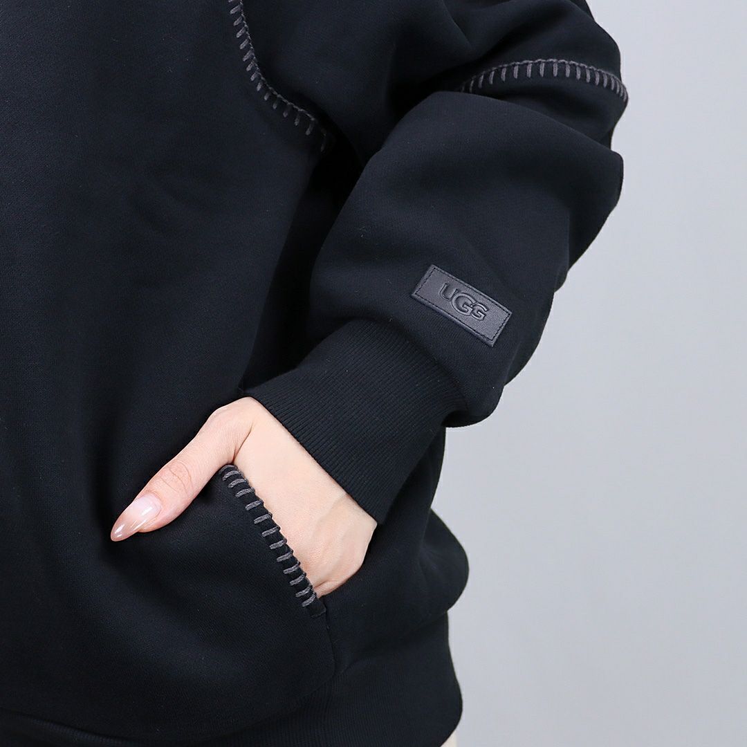 アグ UGG レディース パーカー プル―オーバー フリース 裏起毛パーカー レディースパーカー スウェットパーカー フーディ W CLASSIC HOODIE 1158751