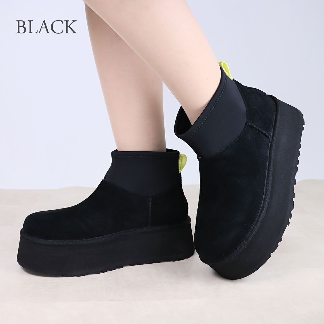 アグ UGG レディース 靴 ブーツ 厚底ブーツ ショートブーツ ムートンブーツ CLASSIC MINI DIPPER 1168170