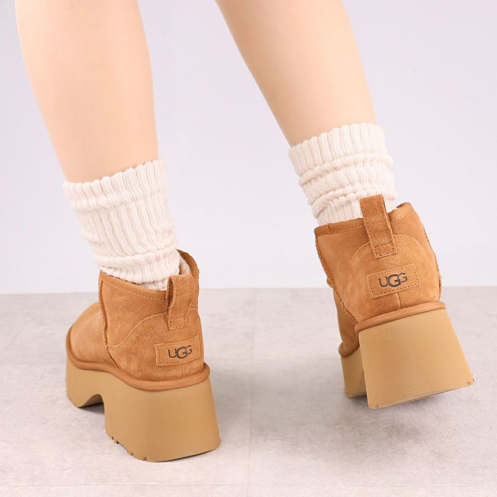 アグ UGG レディース 靴 ブーツ 厚底ブーツ ショートブーツ ムートンブーツ CLASSIC ULTRA MINI NEW HEIGHTS 1158311