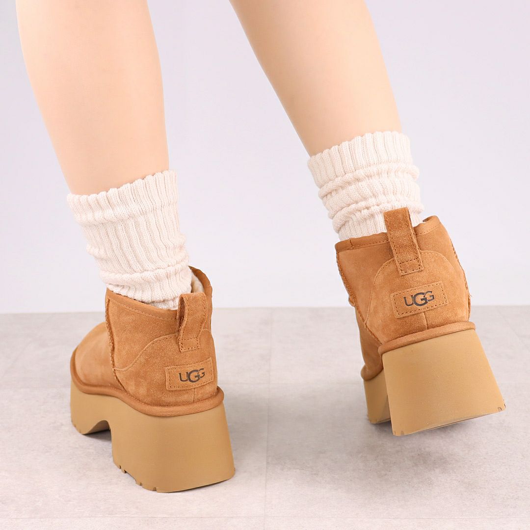 アグ UGG レディース 靴 ブーツ 厚底ブーツ ショートブーツ ムートンブーツ CLASSIC ULTRA MINI NEW HEIGHTS 1158311