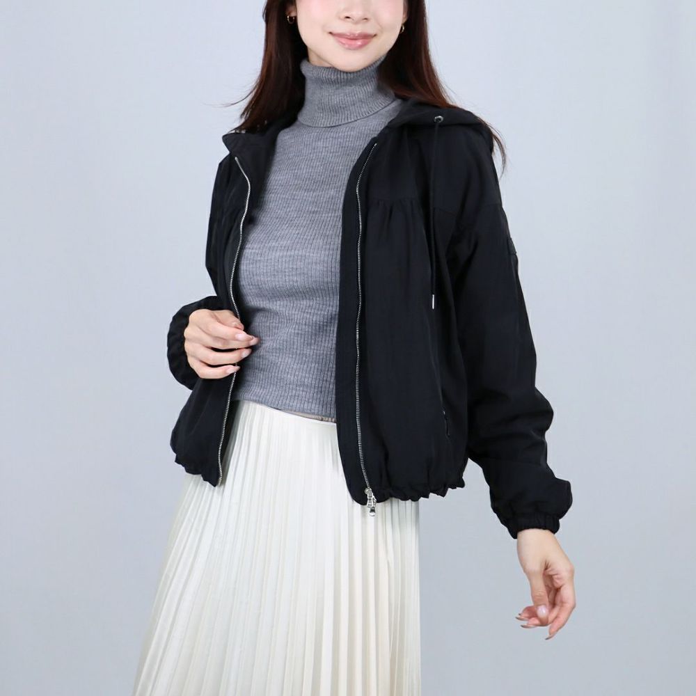 タトラス TATRAS レディース フード ブルゾン ジャケット TELEKIA テレキア LJXA00910 33588 BLACK