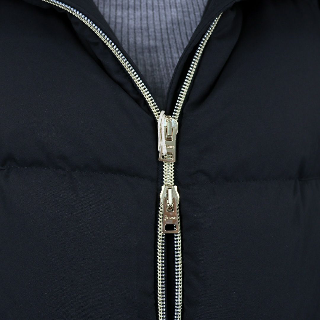 ヘルノ HERNO レディースダウン ダウンジャケット アンデール フェイクファー PI002141D 12414Z 9300 BLACK