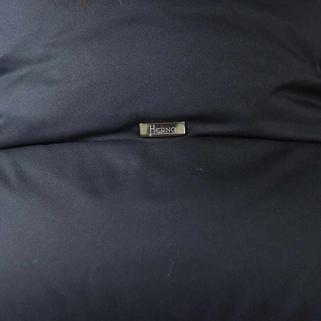 ヘルノ HERNO レディースダウン ダウンジャケット アンデール フェイクファー PI002141D 12414Z 9300 BLACK