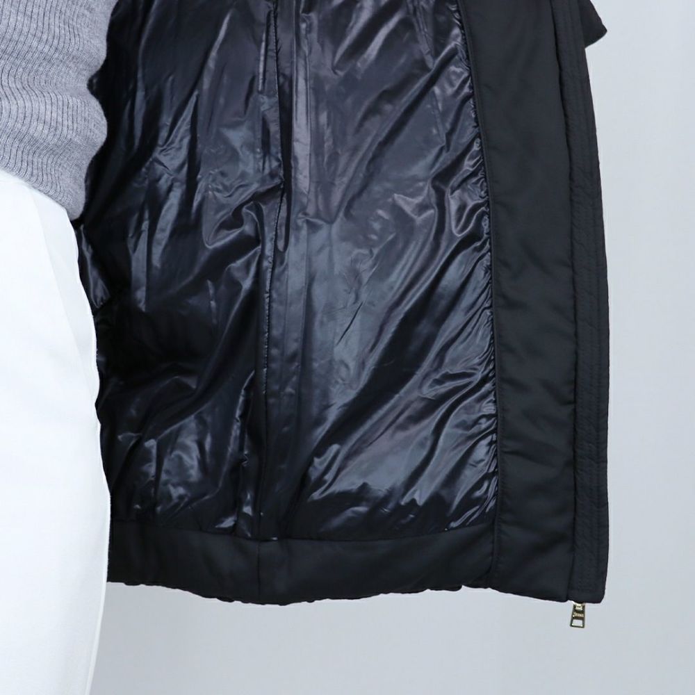 ヘルノ HERNO レディースダウン ダウンジャケット アンデール フェイクファー PI002141D 12414Z 9300 BLACK