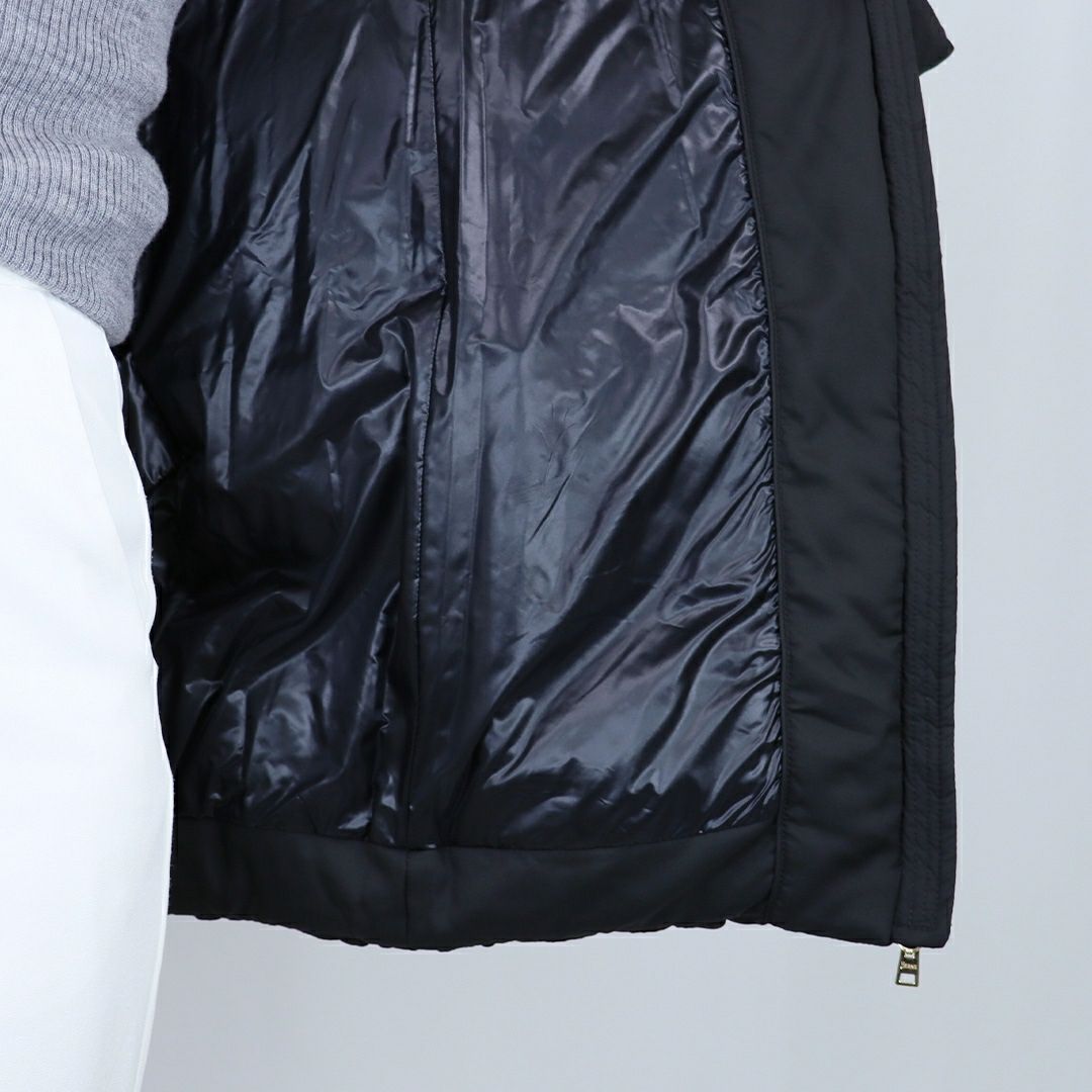 ヘルノ HERNO レディースダウン ダウンジャケット アンデール フェイクファー PI002141D 12414Z 9300 BLACK