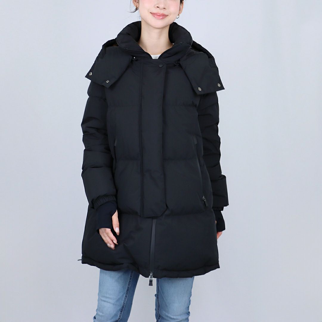 ヘルノ HERNO レディースダウン ダウンジャケット PI002047D 12840 9300 BLACK
