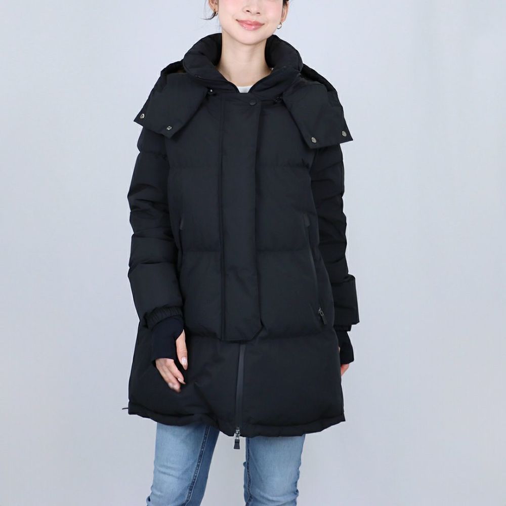 ヘルノ HERNO レディースダウン ダウンジャケット PI002047D 12840 9300 BLACK