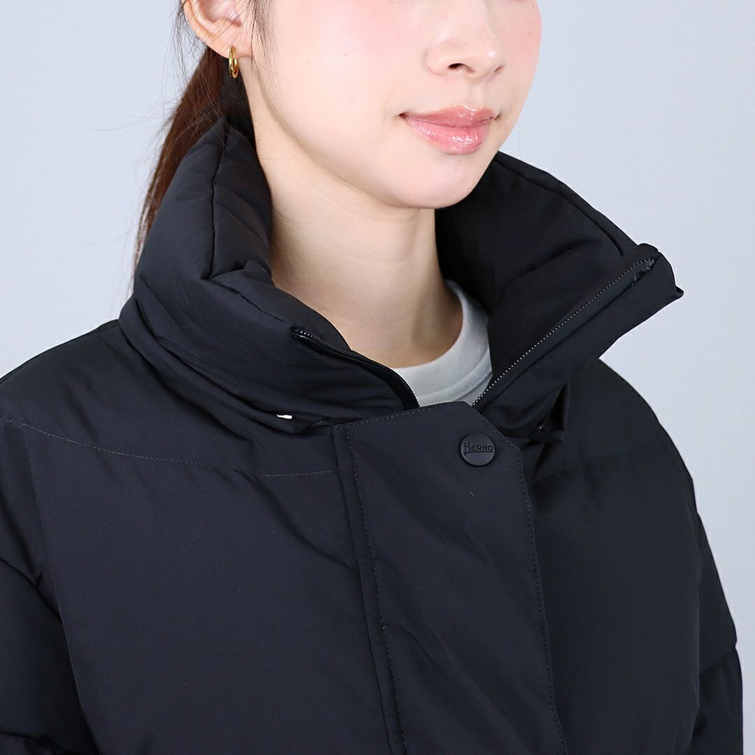 ヘルノ HERNO レディースダウン ダウンジャケット PI002047D 12840 9300 BLACK