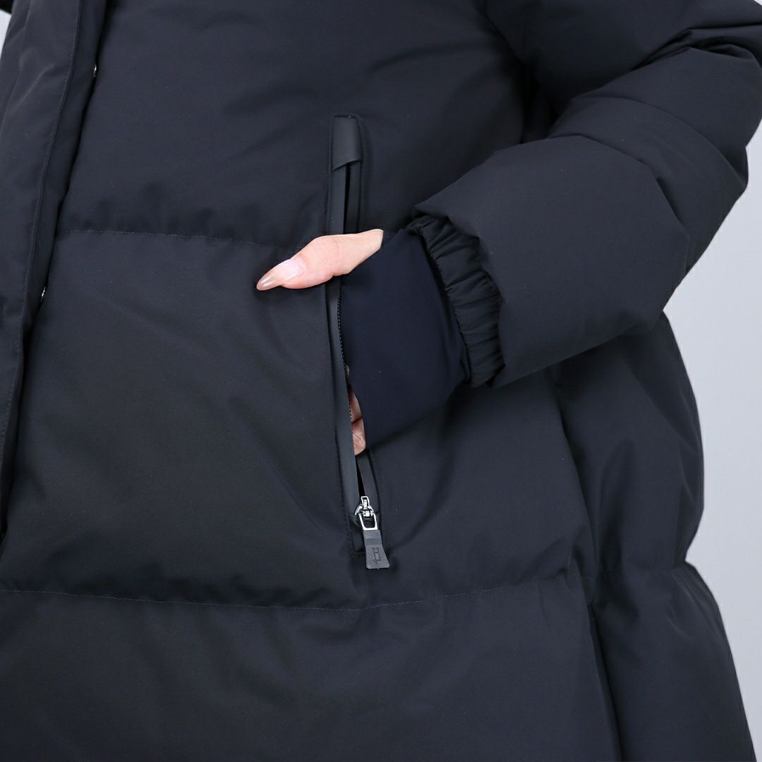 ヘルノ HERNO レディースダウン ダウンジャケット PI002047D 12840 9300 BLACK