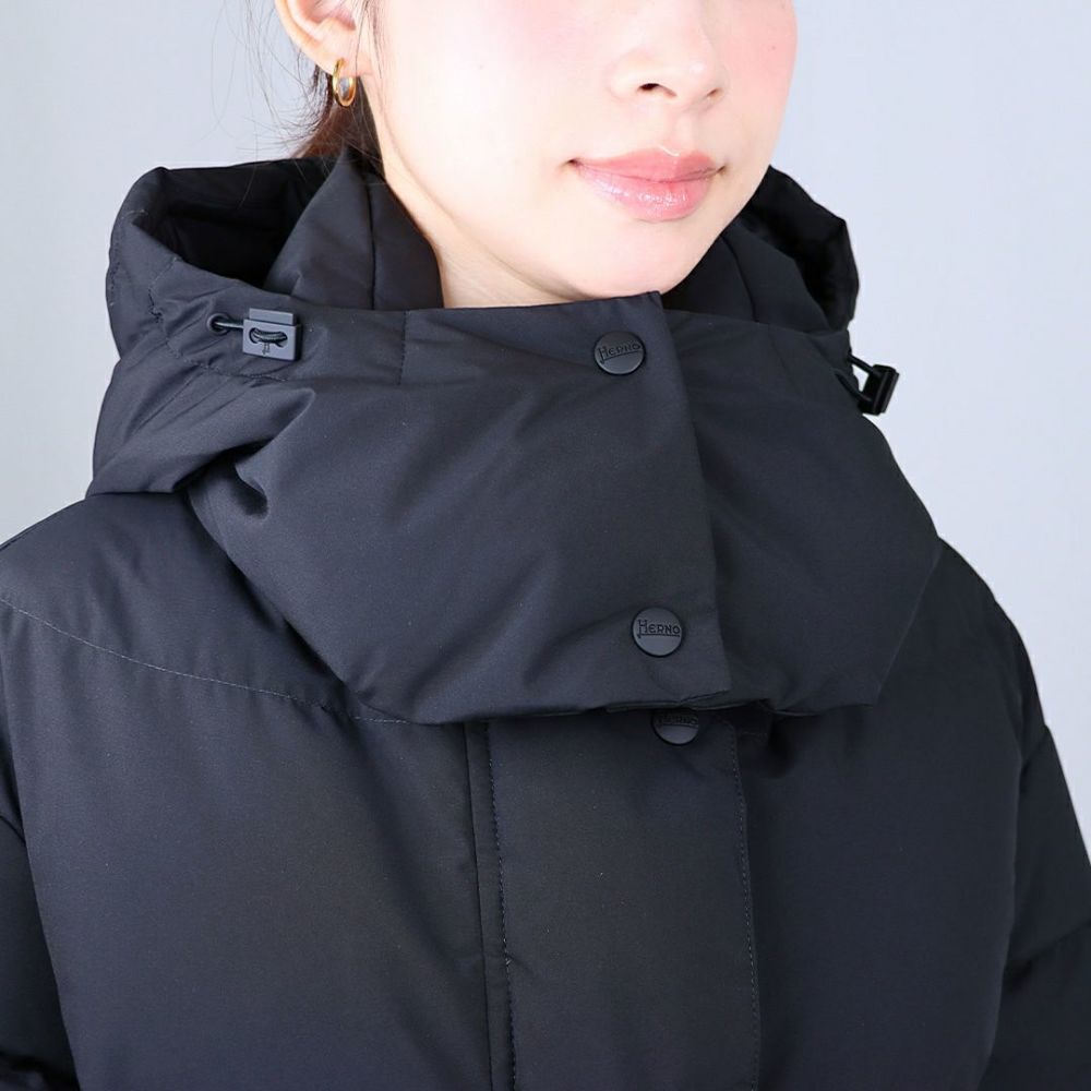 ヘルノ HERNO レディースダウン ダウンジャケット PI002047D 12840 9300 BLACK