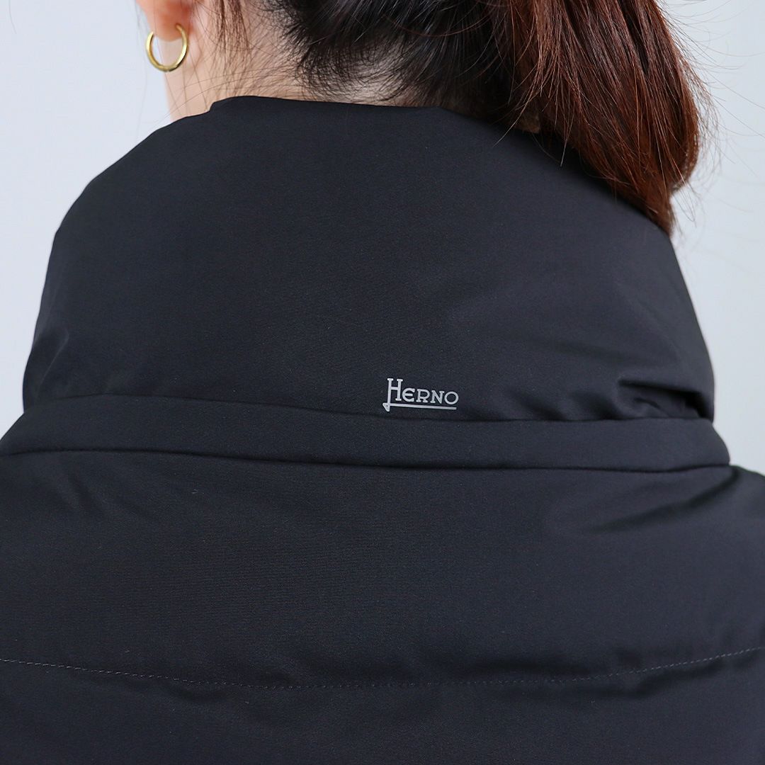 ヘルノ HERNO レディースダウン ダウンジャケット PI002047D 12840 9300 BLACK