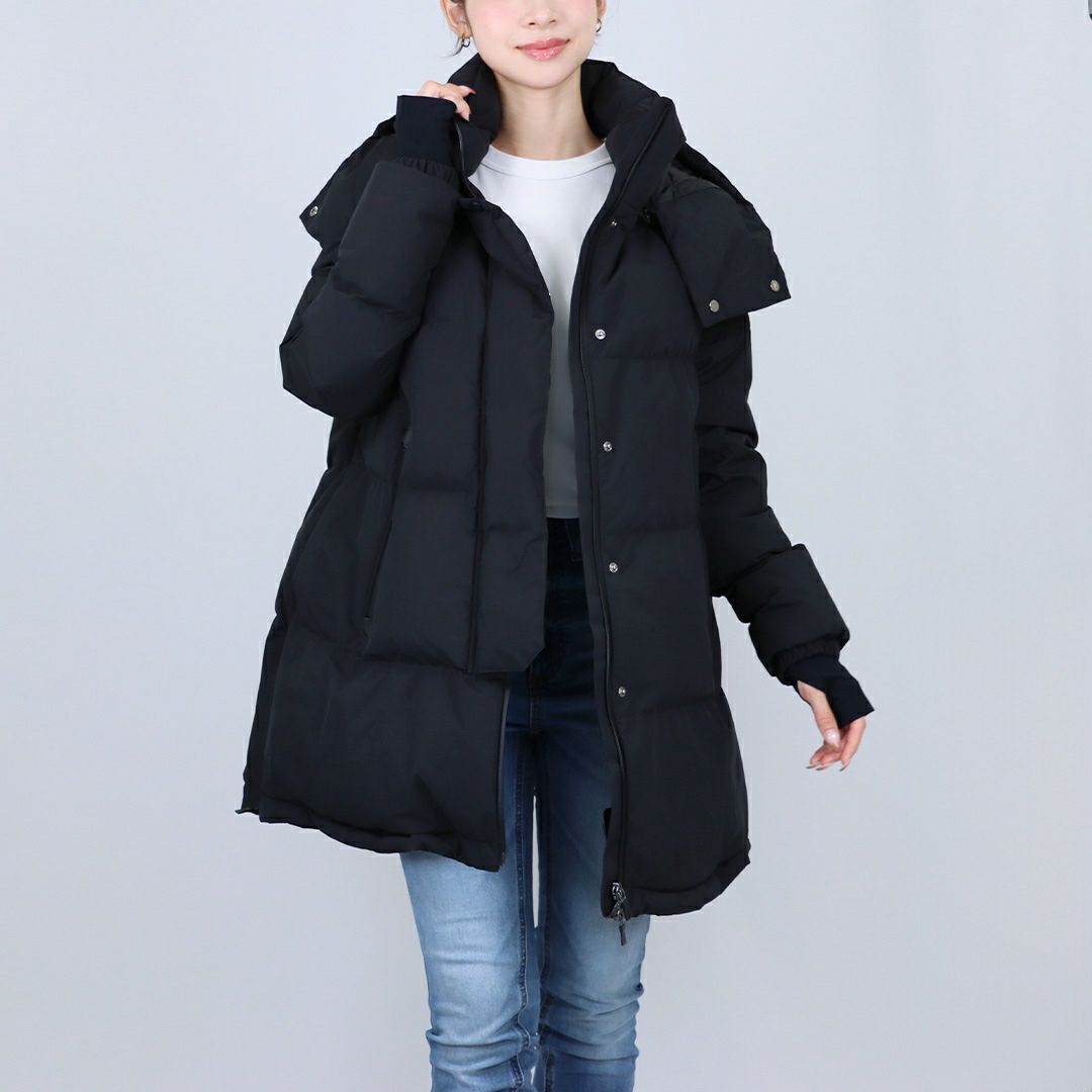 ヘルノ HERNO レディースダウン ダウンジャケット PI002047D 12840 9300 BLACK