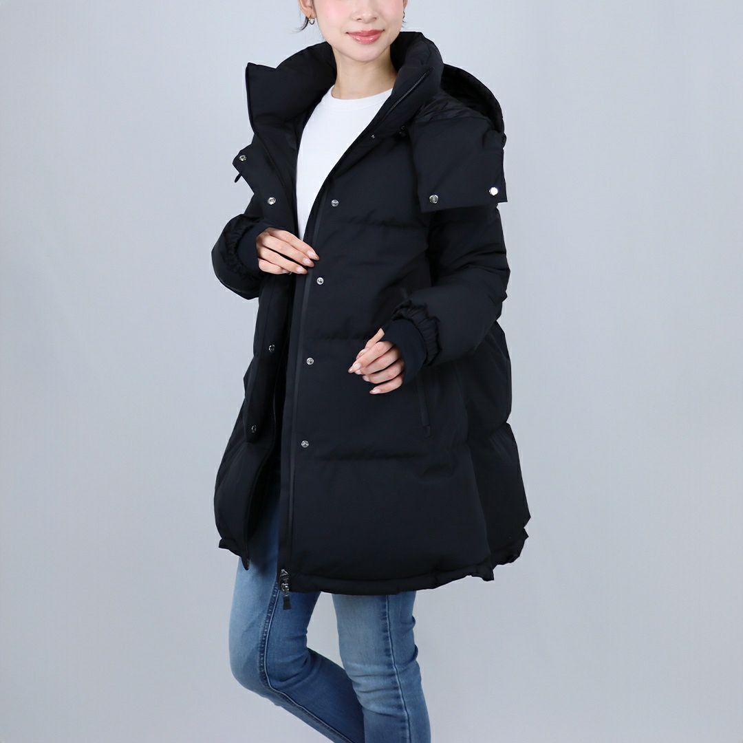 ヘルノ HERNO レディースダウン ダウンジャケット PI002047D 12840 9300 BLACK