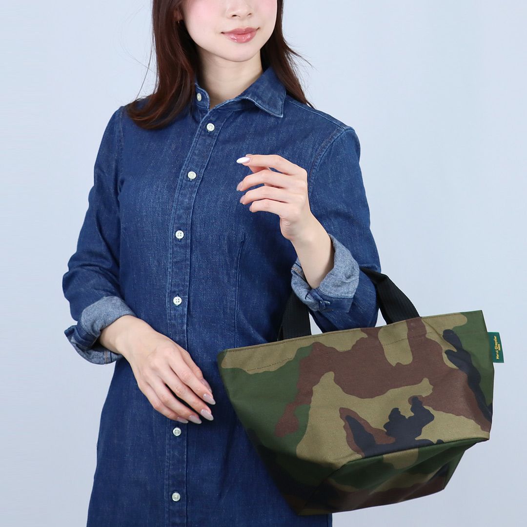 エルベシャプリエ HERVECHAPELIER トートバッグ 1027W ナイロン 舟型トートM 49 FORET