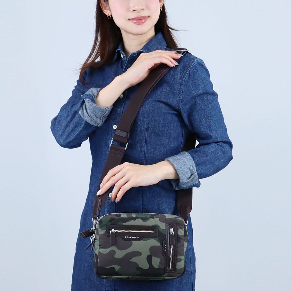 アニヤハインドマーチ ANYA HINDMARCH ショルダーバッグ トリプル・ジップ・クロスボディ CAMOUFLAGE 201520/5050925201520