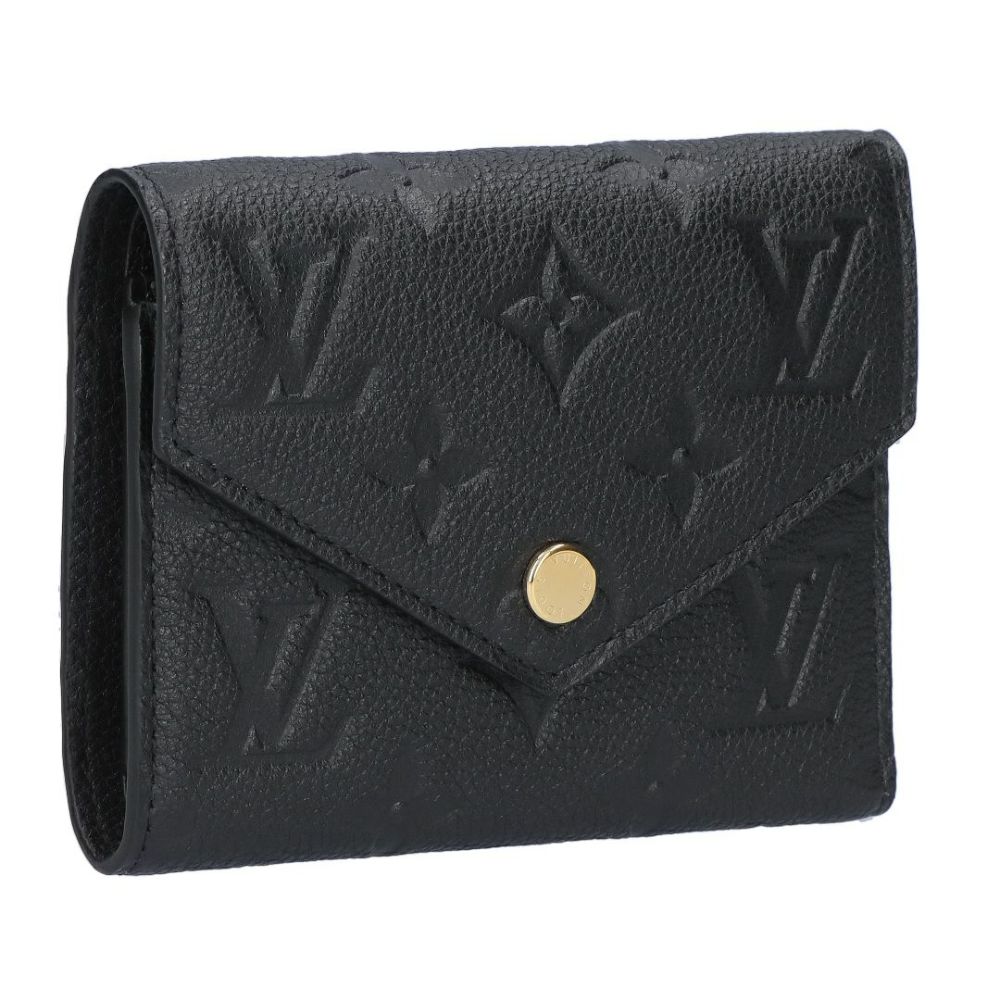 ルイヴィトン LOUIS VUITTON 折財布 三つ折り財布 アンプラント M64060 ポルトフォイユ･ヴィクトリーヌ ノワール