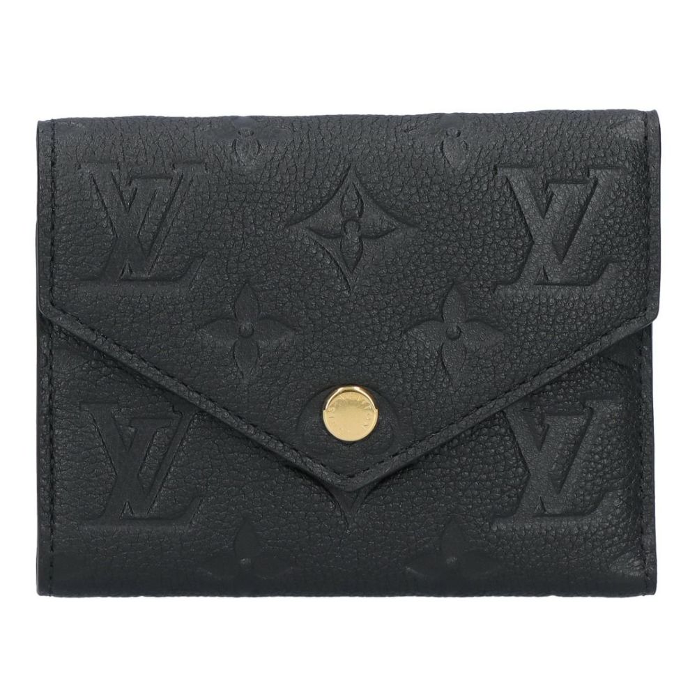 ルイヴィトン LOUIS VUITTON 折財布 三つ折り財布 アンプラント M64060 ポルトフォイユ･ヴィクトリーヌ ノワール