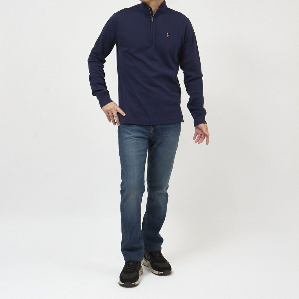 ポロ ラルフローレン POLO RALPH LAUREN ボーイズライン メンズ スウェット プルオーバー ハーフジップ ポニー刺繍 323952436