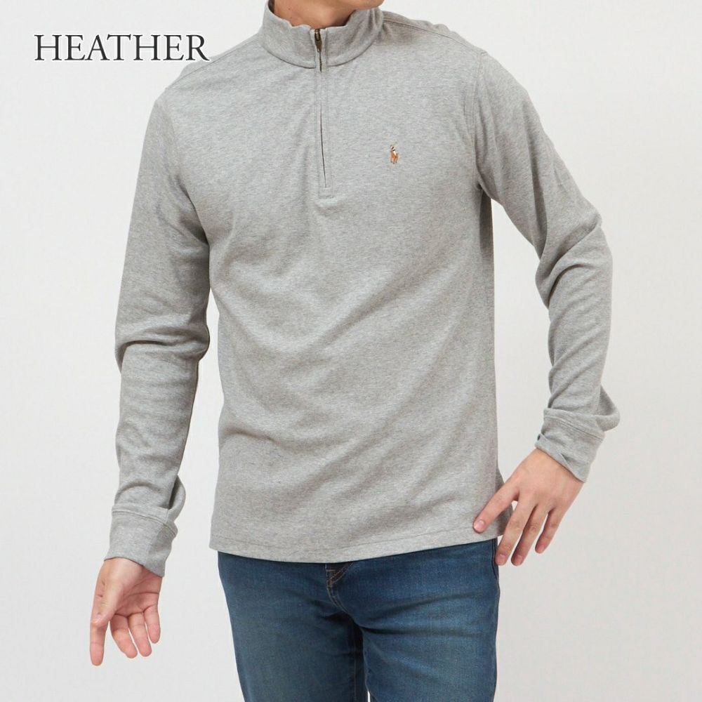 ポロ ラルフローレン POLO RALPH LAUREN ボーイズライン メンズ スウェット プルオーバー ハーフジップ ポニー刺繍 323952436